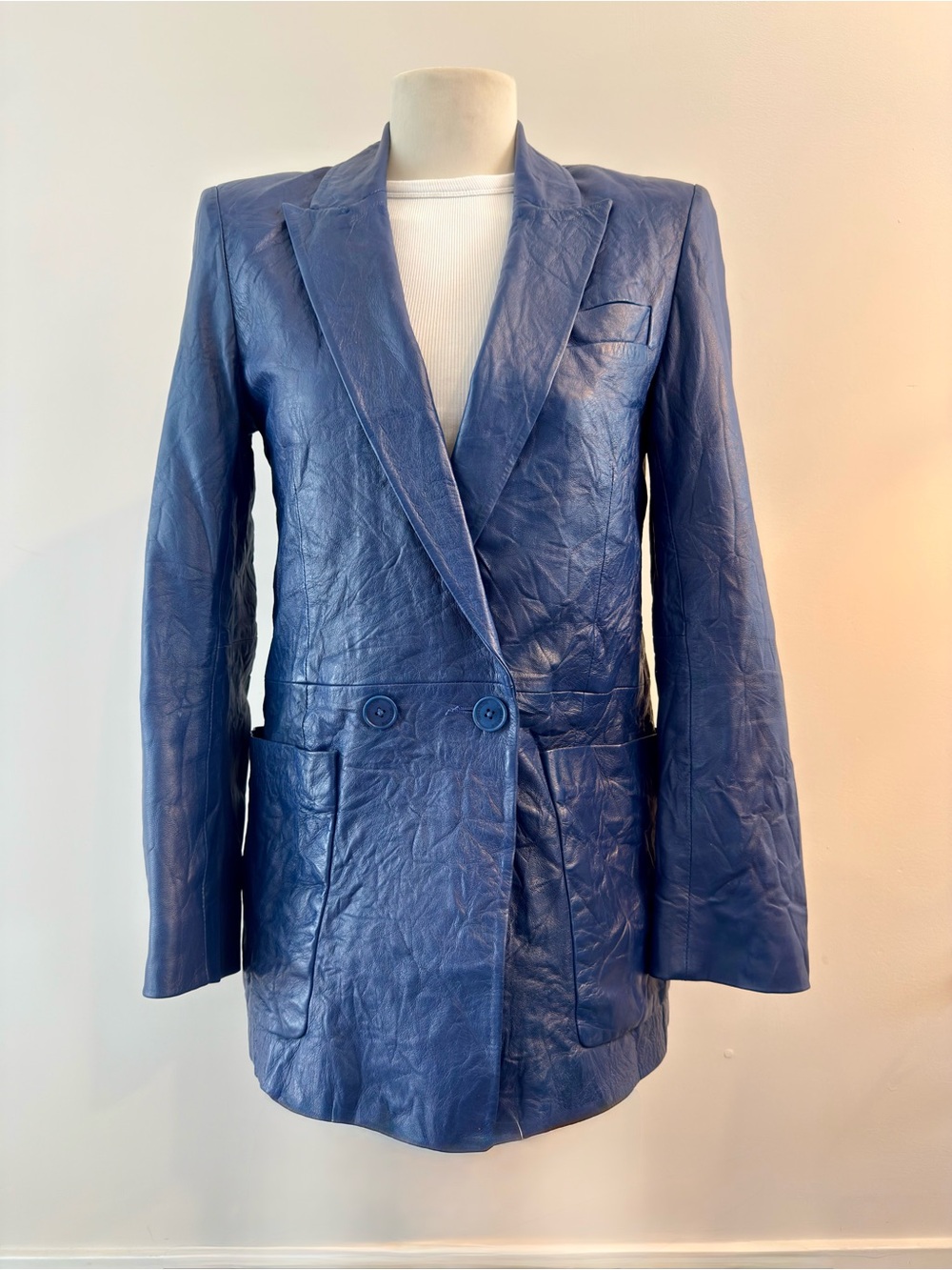 Zadig & Voltaire Visko Leather Blazer